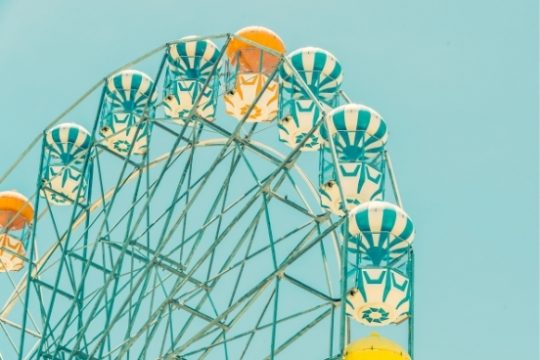 Illustration of Great Wheel, a classic luna park ride